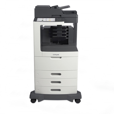 Refurbished Lexmark MX811dtme Duplex Touch Screen Laser Printer with Input Tray and Mailbox